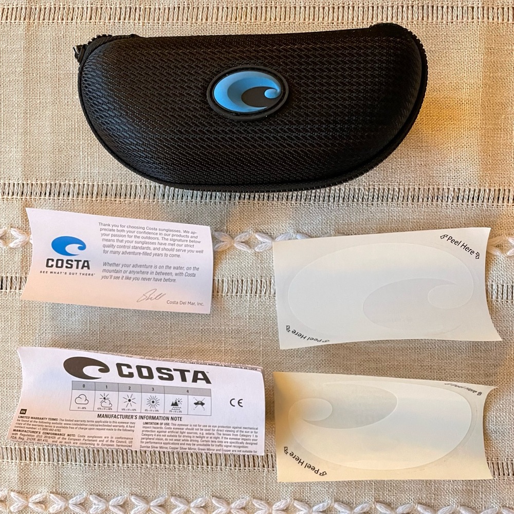 🌊COSTA Hard Case, 2 Decals & Paperwork🌊 🆕